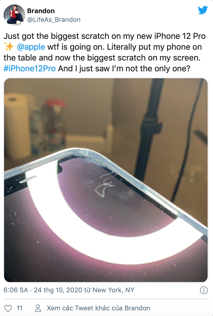 Người dùng phàn nàn màn hình iPhone 12 và iPhone 12 Pro rất dễ bị trầy xước ảnh 4