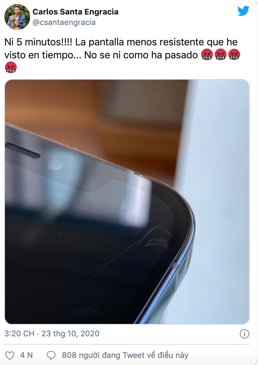 Người dùng phàn nàn màn hình iPhone 12 và iPhone 12 Pro rất dễ bị trầy xước ảnh 2