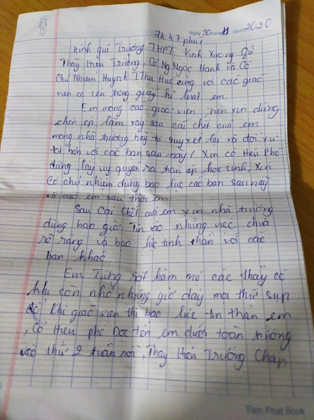 Nữ sinh An Giang nghi tự tử do bị kỉ luật oan: Cần xác minh bài đăng của cô giáo trên MXH ảnh 1