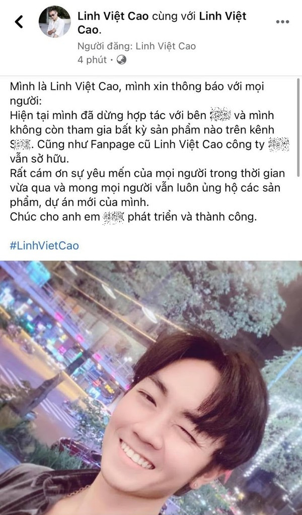 “Hot boy nối chữ” Linh Việt Cao bất ngờ đăng đàn tố công ty cũ tệ bạc, không minh bạch ảnh 3