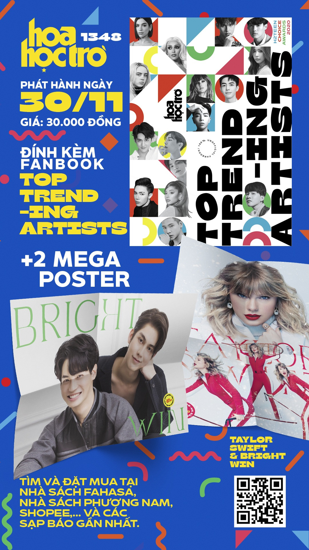 Đón mùa Đông đến cùng Hoa Học Trò 1348: Tặng bạn fanbook Top Trending Artists 2020 ảnh 1