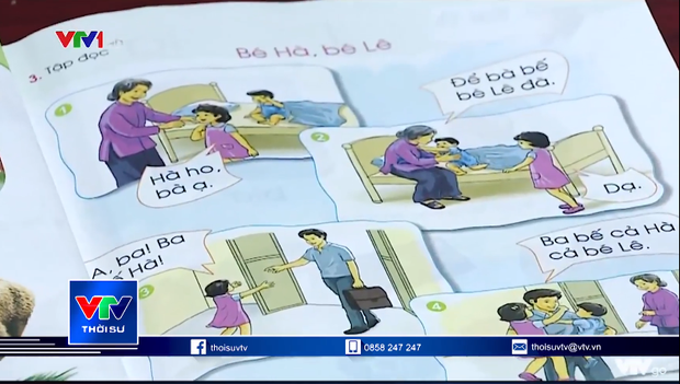 Nội dung gây tranh cãi trong sách Tiếng Việt lớp 1: Bé Hà bị ho, bà bế bé Lê? ảnh 2