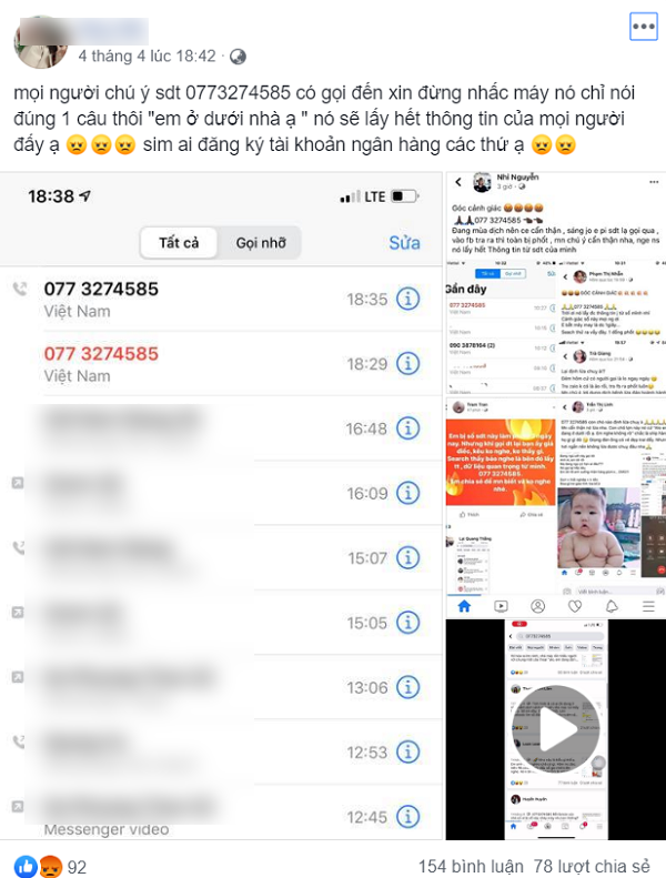 Người dùng Facebook Việt Nam hoang mang với cảnh báo cuộc gọi lạ lấy cắp thông tin ảnh 1