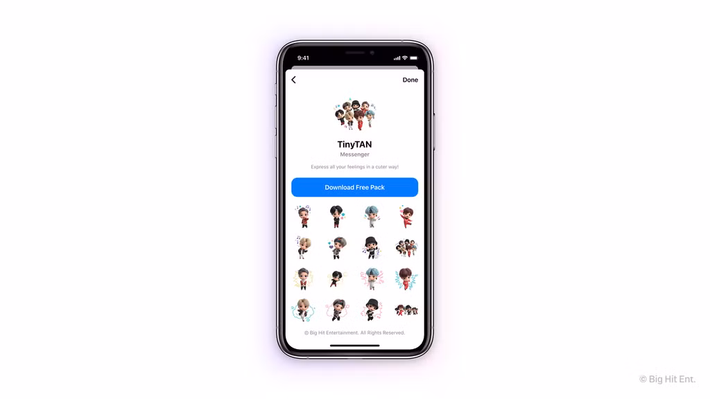Facebook Messenger và Instagram có thêm giao diện BTS cực xịn xò dành cho các ARMY ảnh 3