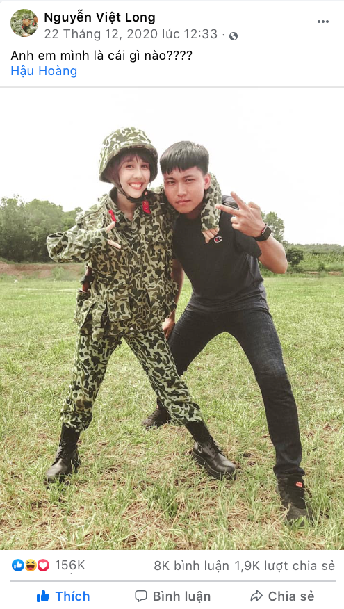 Mũi trưởng Long và Hậu Hoàng hội ngộ sau “Sao Nhập Ngũ”, fan càng tích cực đẩy thuyền ảnh 5