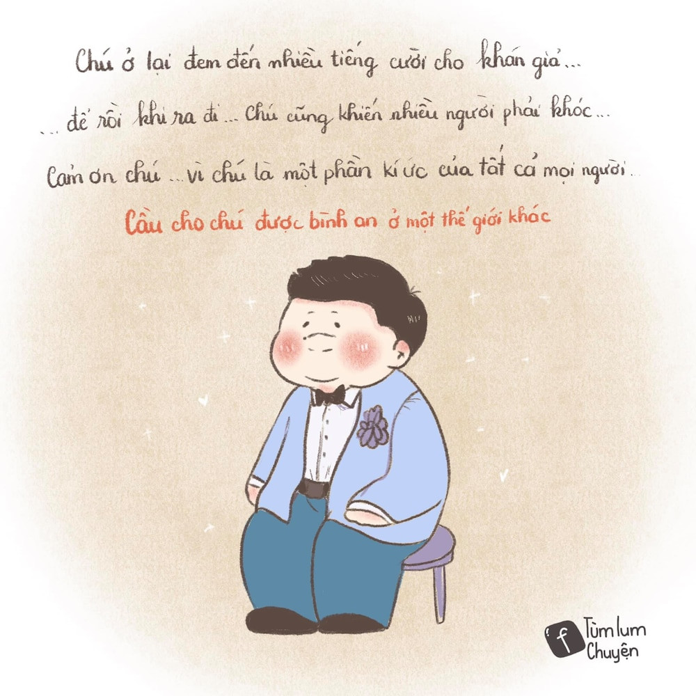 Bộ tranh tưởng niệm những khoảnh khắc đáng nhớ của danh hài Chí Tài khiến netizen xúc động ảnh 14