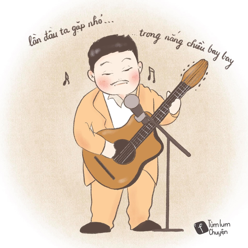 Bộ tranh tưởng niệm những khoảnh khắc đáng nhớ của danh hài Chí Tài khiến netizen xúc động ảnh 1