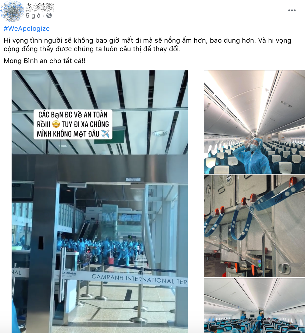 Hàng loạt tiếp viên của Vietnam Airlines đăng hashtag xin lỗi, mong được đối xử văn minh ảnh 5