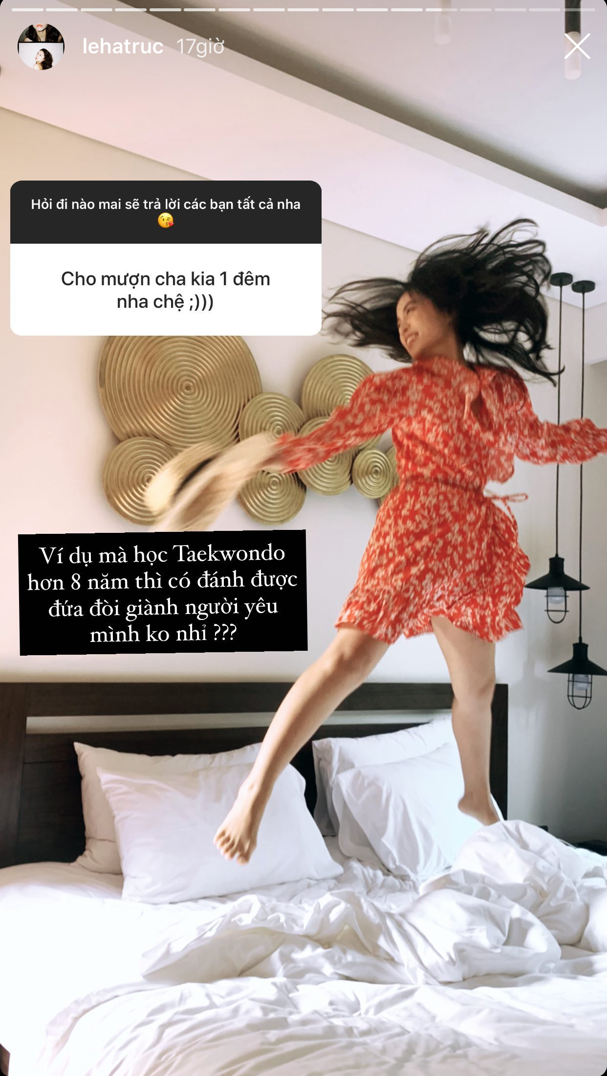 Blogger Hà Trúc đáp trả nhẹ nhàng mà sâu cay khi bị anti-fan chỉ trích “ăn bám cơ trưởng“ ảnh 5