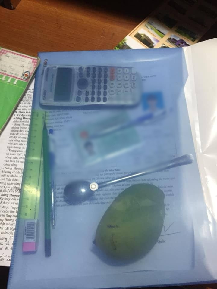 Loạt đồ vật “bá đạo” teen mang vào phòng thi năm nay: Xoài, muỗng, thậm chí cả... mèo! ảnh 6