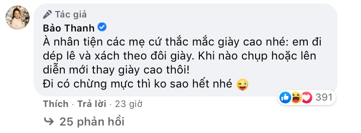 Bị nhắc nhở vì đang mang bầu mà đi giày cao gót, diễn viên Bảo Thanh liền giải thích lý do ảnh 5
