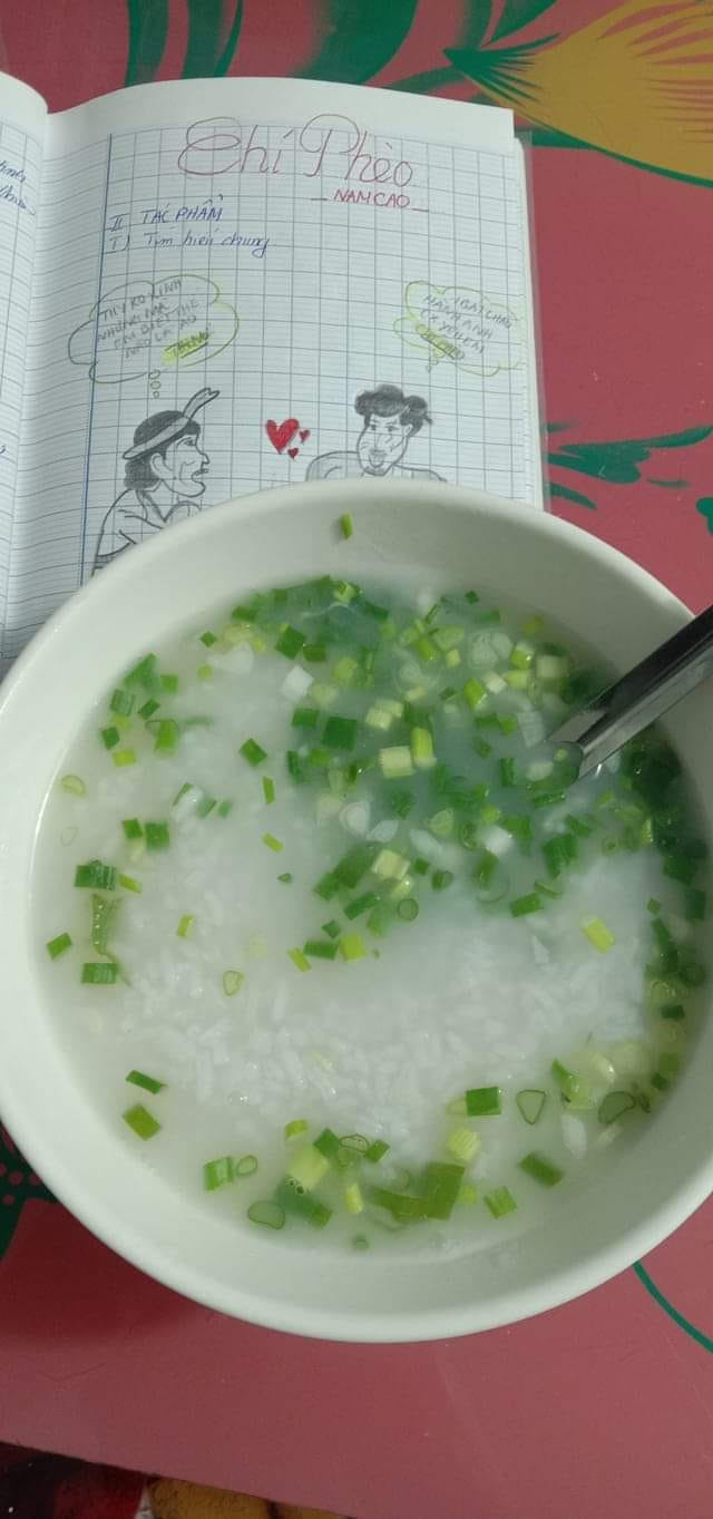 Ôn thi theo cách của hội “nhất quỷ nhì ma“: Vừa học “Chí Phèo” vừa... ăn cháo hành ảnh 1