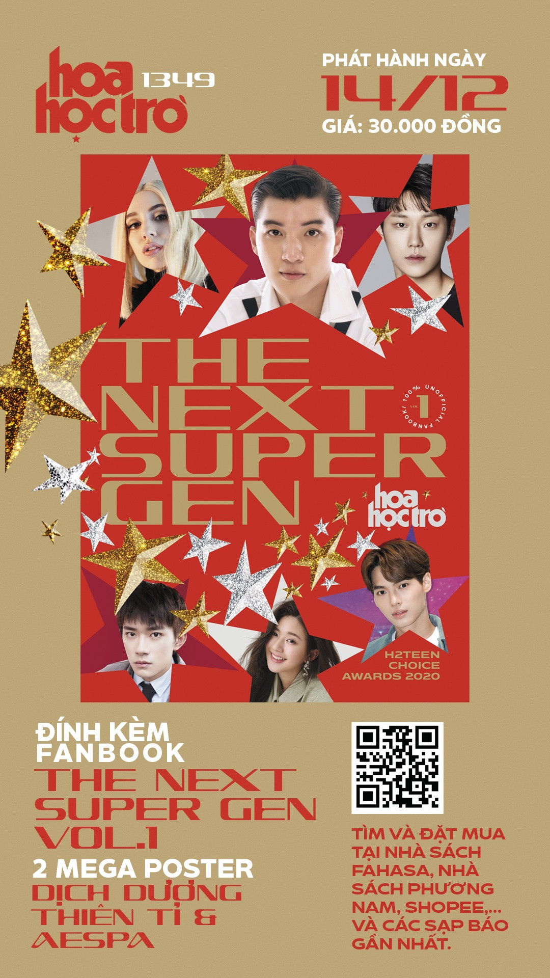 Giữ lửa cho mùa Đông cùng Hoa Học Trò 1349, tặng ngay fanbook “The Next Super Gen Vol.1“ ảnh 2