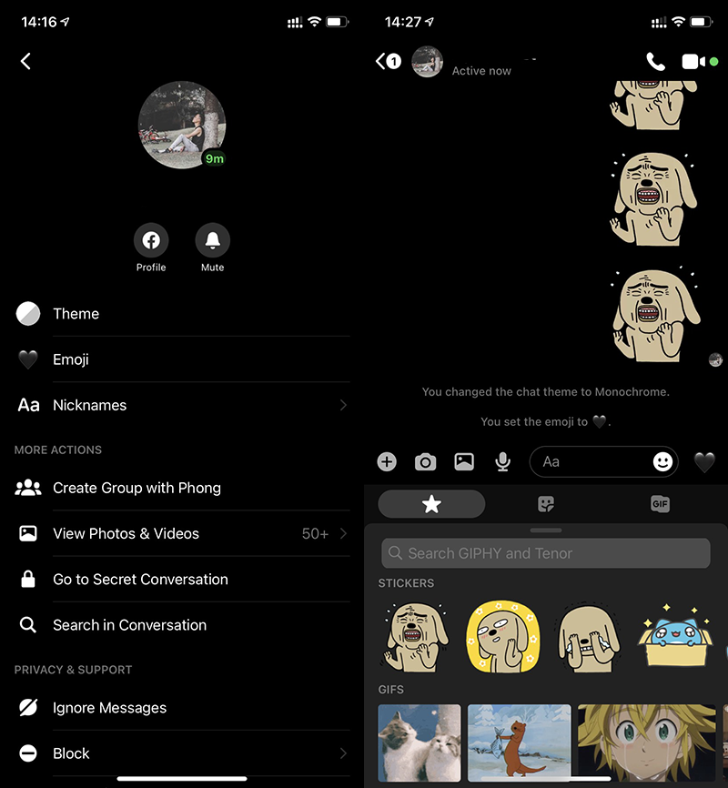 Đổi giao diện Facebook Messenger sang màu đen trắng siêu đẹp, bạn biết cách chưa? ảnh 3