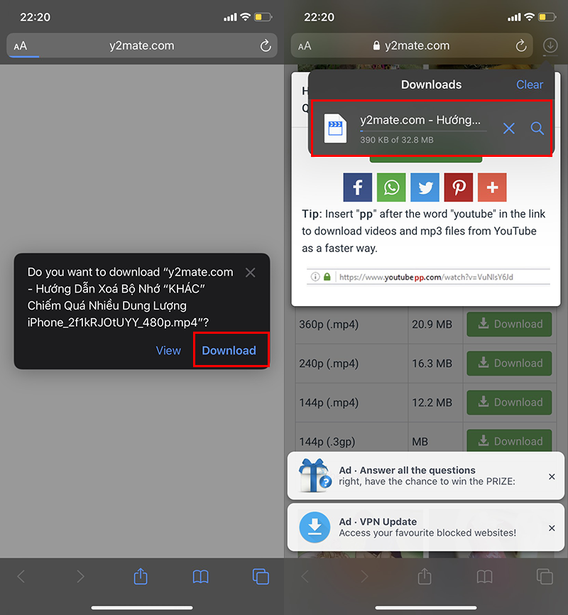 Đây là cách tải video từ YouTube về iPhone cực đơn giản, bạn biết chưa? ảnh 4