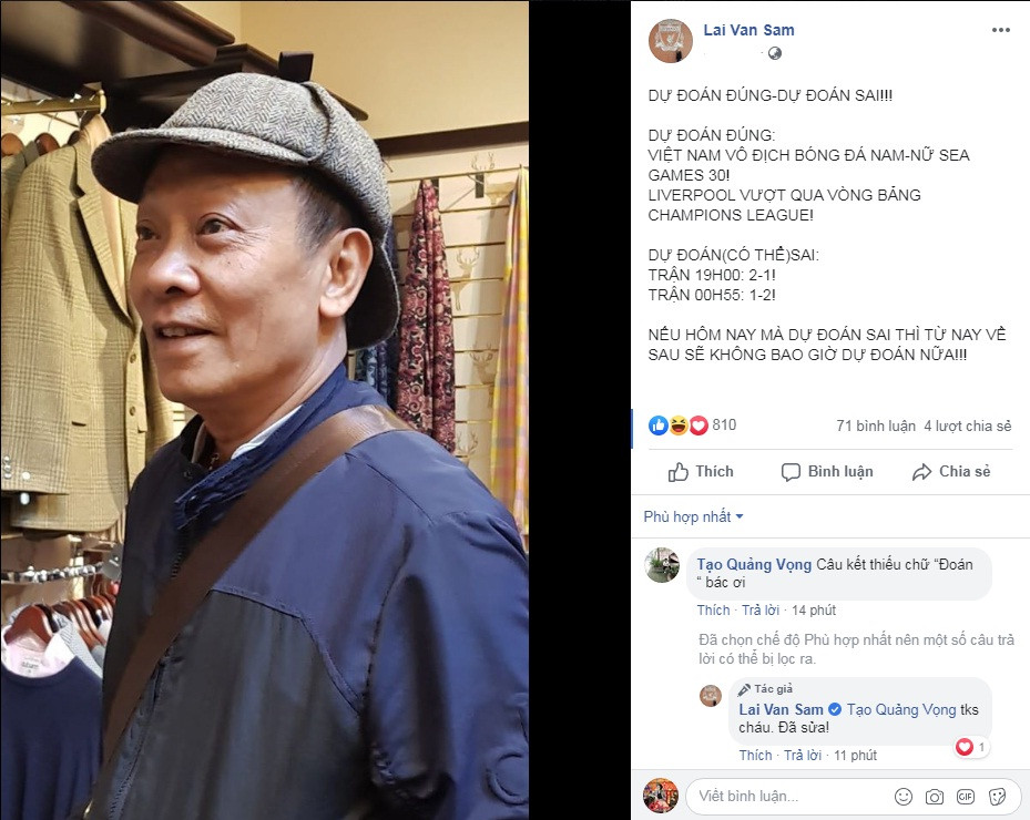 MC Lại Văn Sâm tuyên bố 'sốc' trước trận quyết đấu U22 Việt Nam vs U22 Indonesia ảnh 1