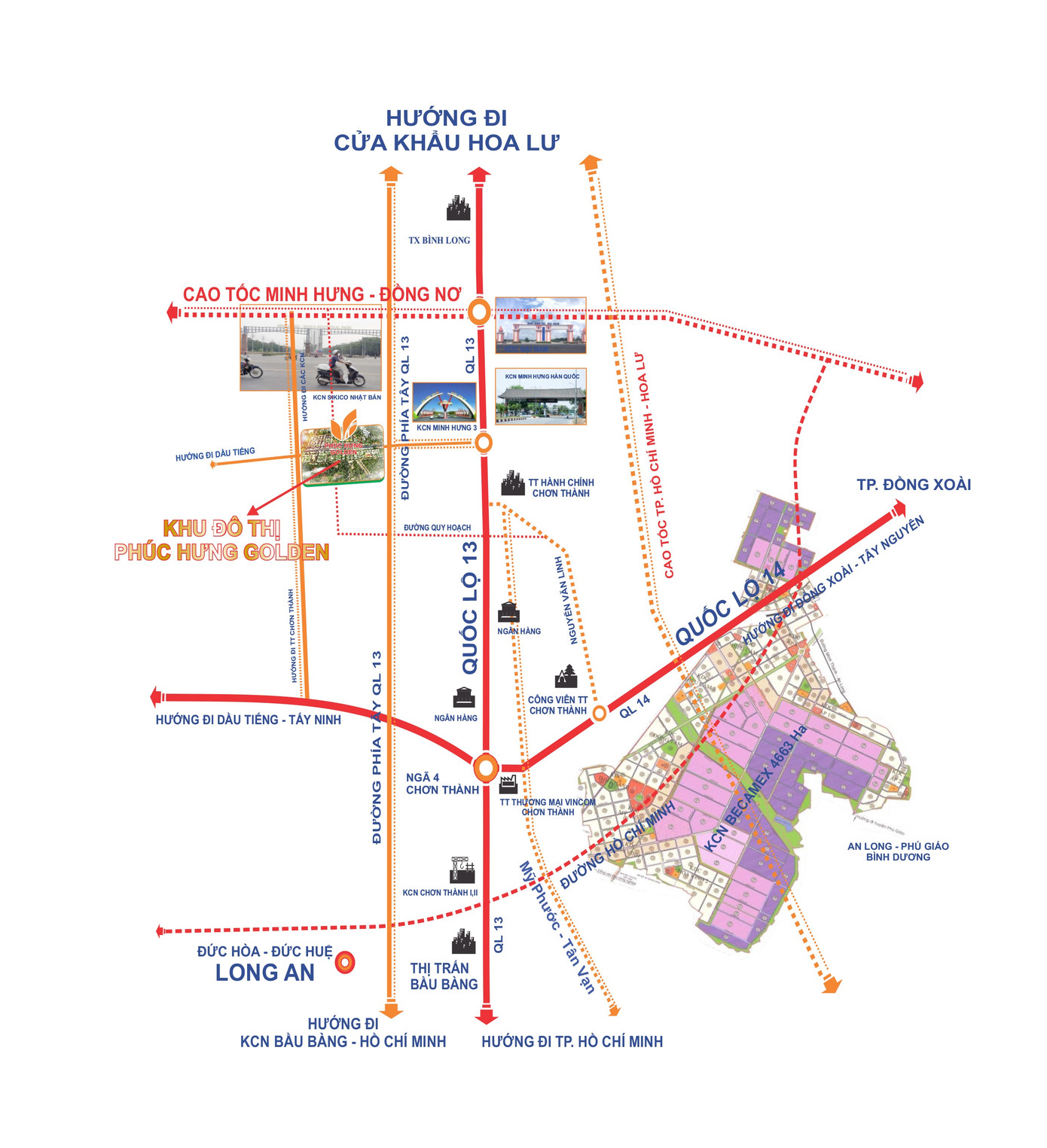 Tiềm năng bất động sản Chơn Thành qua quy hoạch giao thông ảnh 3