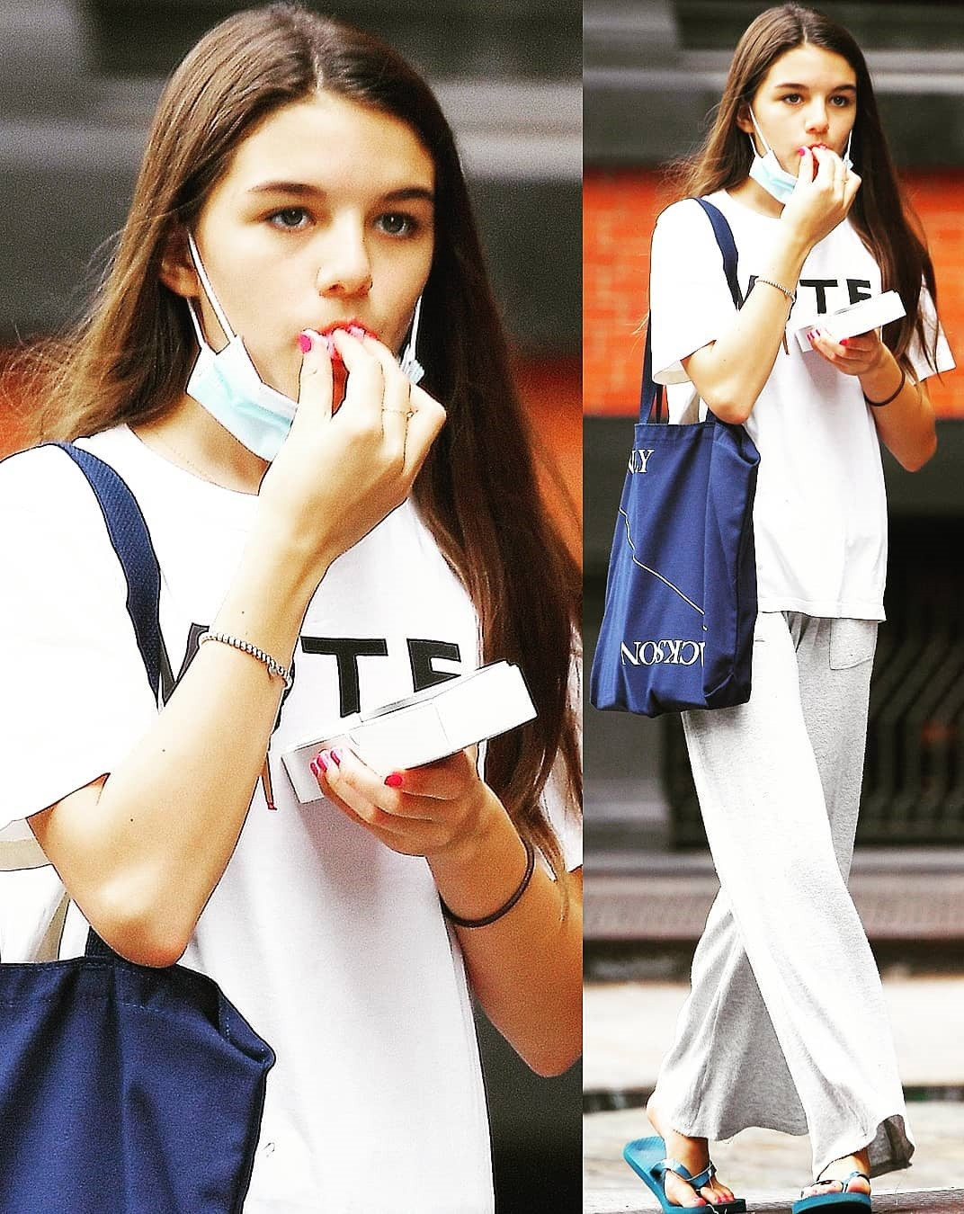 Không nhung lụa xa hoa khi có bố, con gái Tom Cruise vẫn đầy khí chất với váy áo giản dị ảnh 8