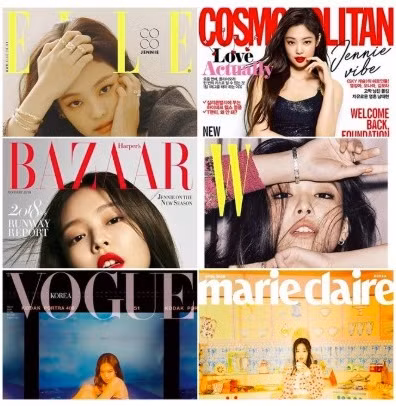 Bận rộn phủ sóng 6 bìa tạp chí, Jennie không quên dặn dò fans giữa mùa dịch ảnh 3