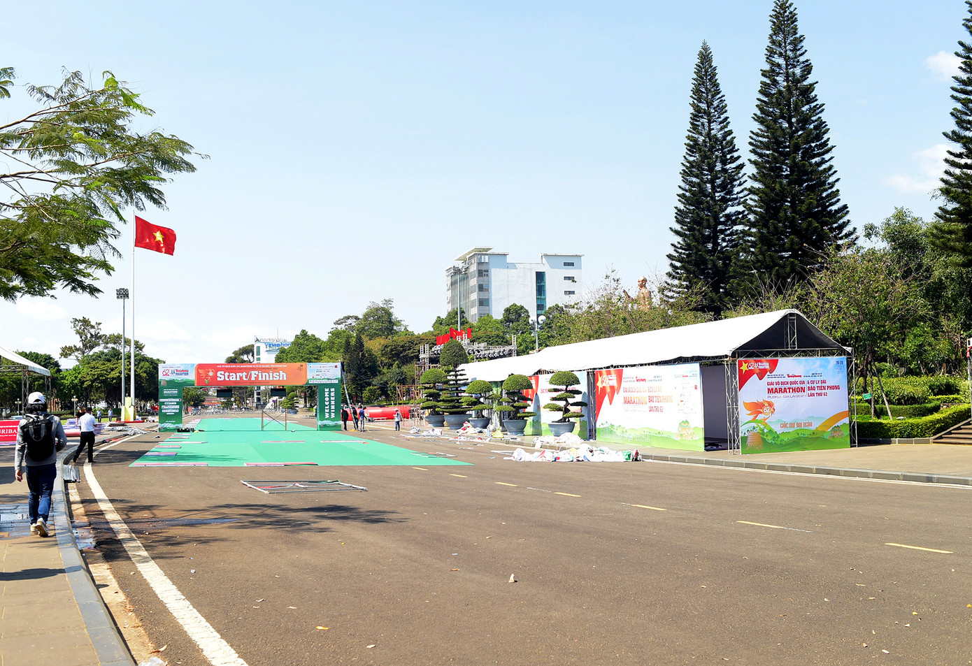 Tiền Phong Marathon hoàn thiện nhiều hạng mục, sẵn sàng đón các runner ảnh 1