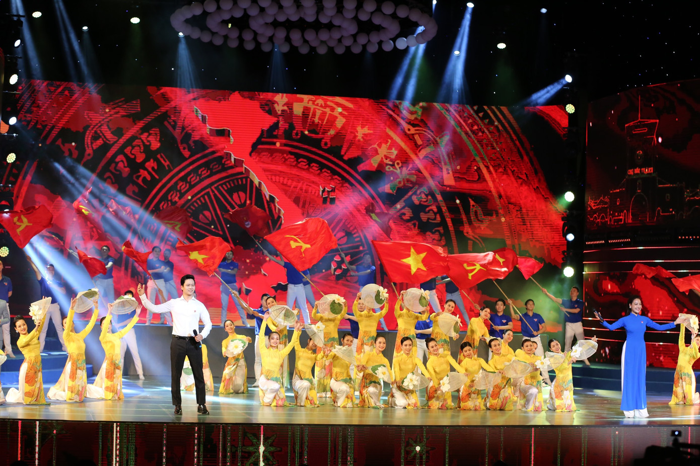 Tổng Bí thư, Chủ tịch nước Nguyễn Phú Trọng dự Lễ kỷ niệm 90 năm thành lập Đoàn ảnh 13