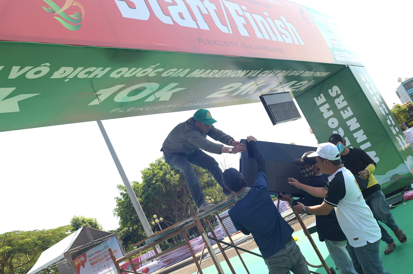 Tiền Phong Marathon hoàn thiện nhiều hạng mục, sẵn sàng đón các runner ảnh 4