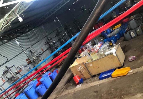 Đánh úp xưởng sản xuất ma tuý 'cực khủng' của người Trung Quốc ảnh 4