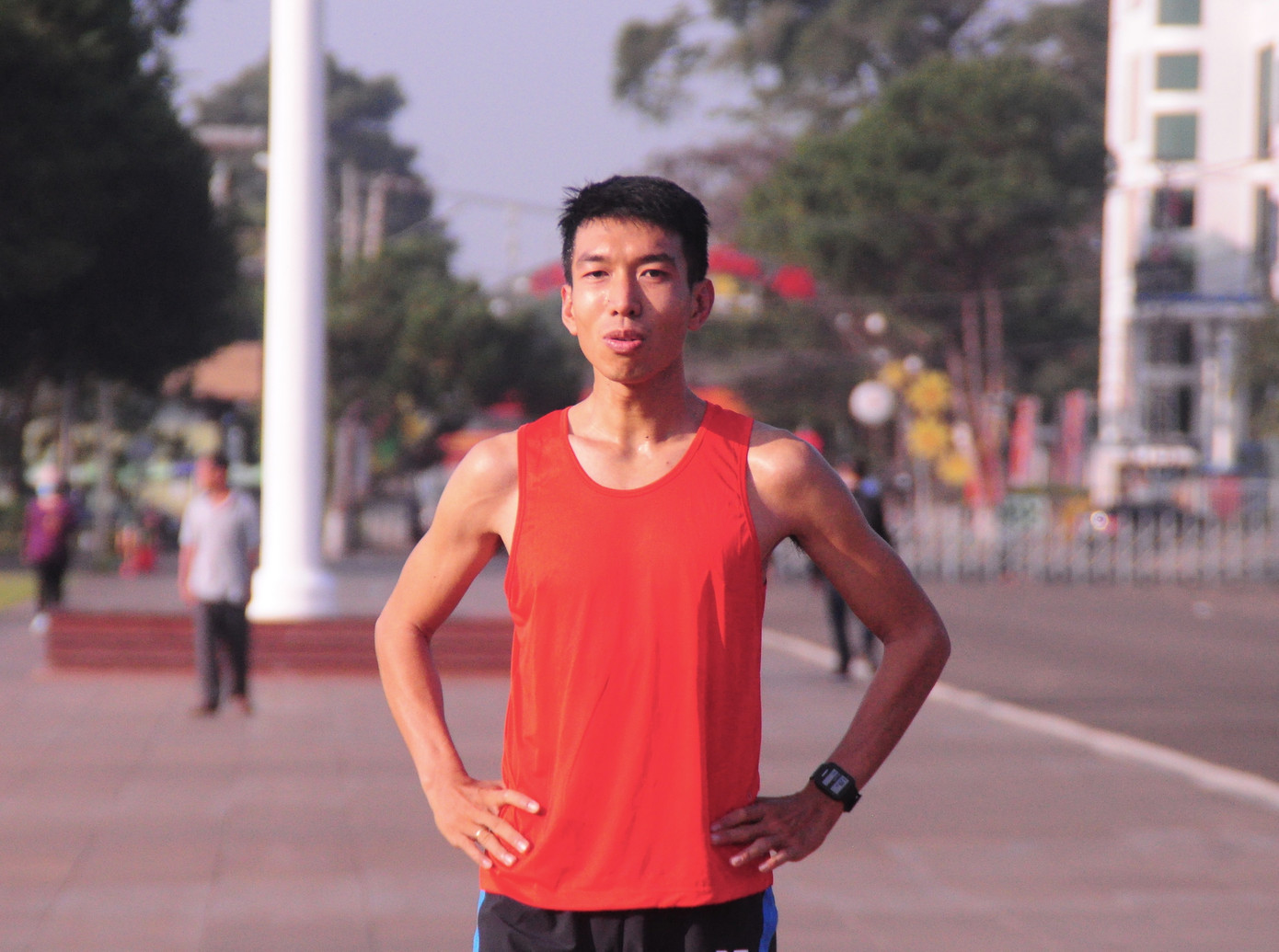 VĐV Gia Lai 'luyện công' trước ngày tranh tài tại Tiền Phong Marathon ảnh 3