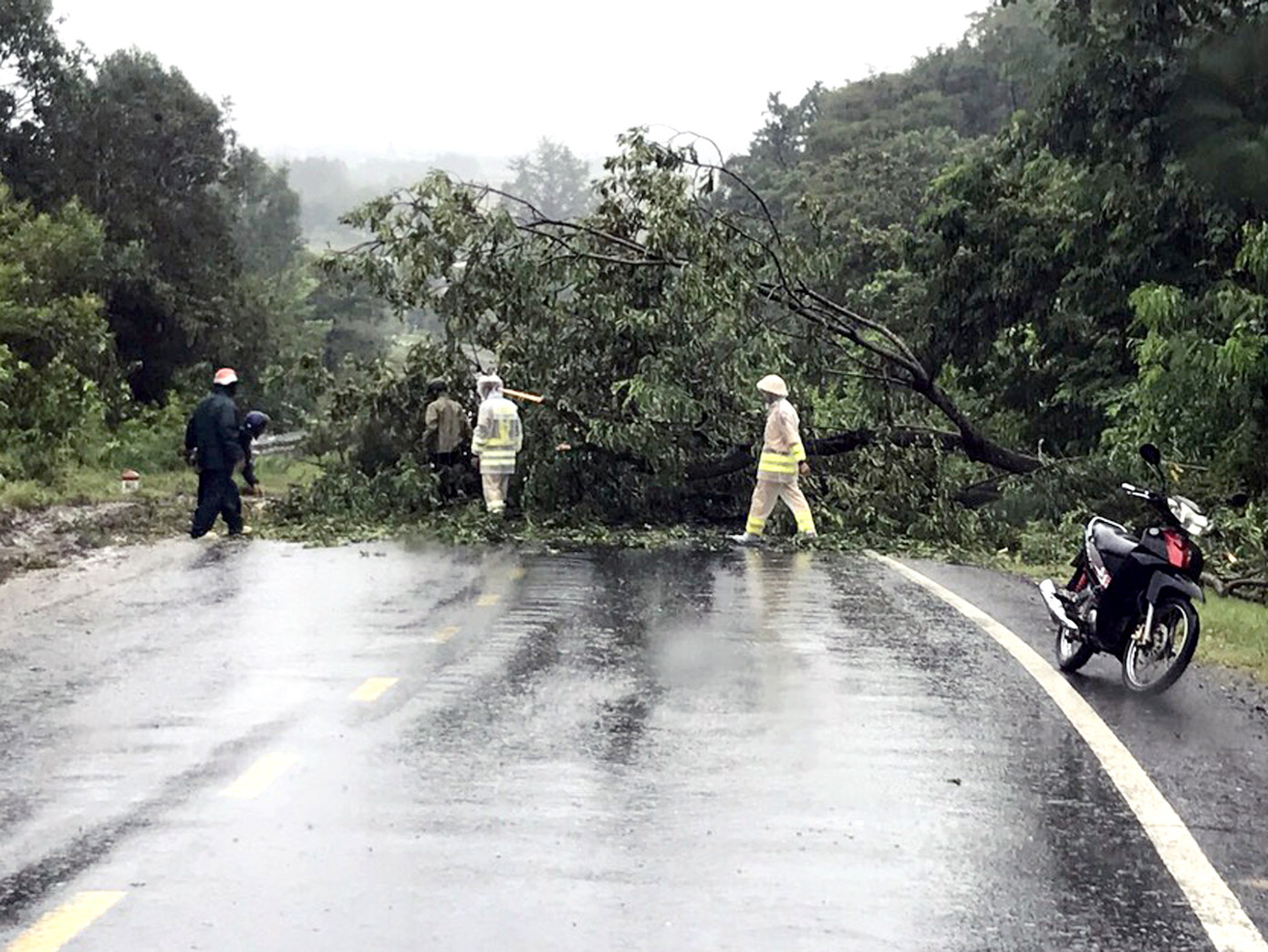 Bão số 9 cuốn trôi cầu, tốc hàng loạt mái nhà ở Gia Lai - Kon Tum ảnh 3