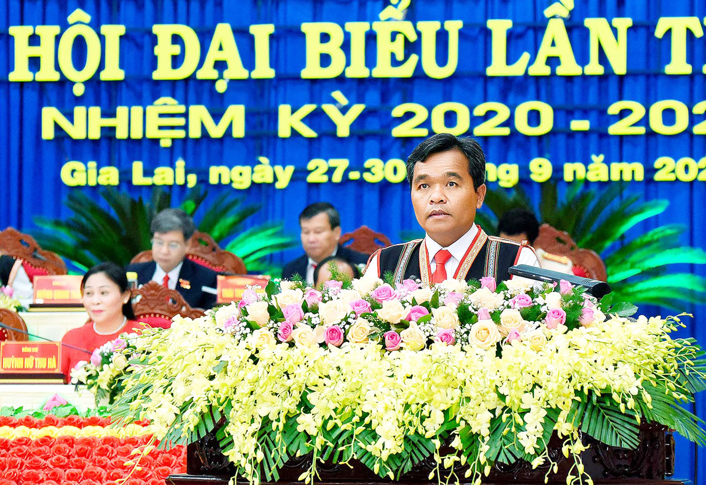 Thường trực Ban Bí thư Trần Quốc Vượng chỉ đạo Đại hội Đảng bộ Gia Lai ảnh 1