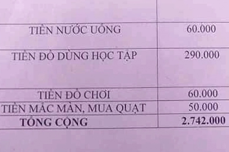 Gia Lai: Trường mầm non thu tiền mắc màn, hiệu trưởng nói gì? ảnh 1