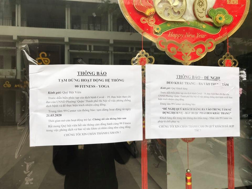Cận cảnh phòng gym, hàng tóc 'cửa đóng' sau lệnh cấm của Chủ tịch Hà Nội ảnh 3