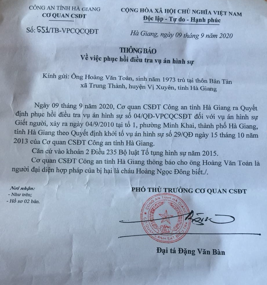 Phục hồi điều tra vụ thiếu niên chết với dây xích và khối bê tông dưới ao ảnh 1