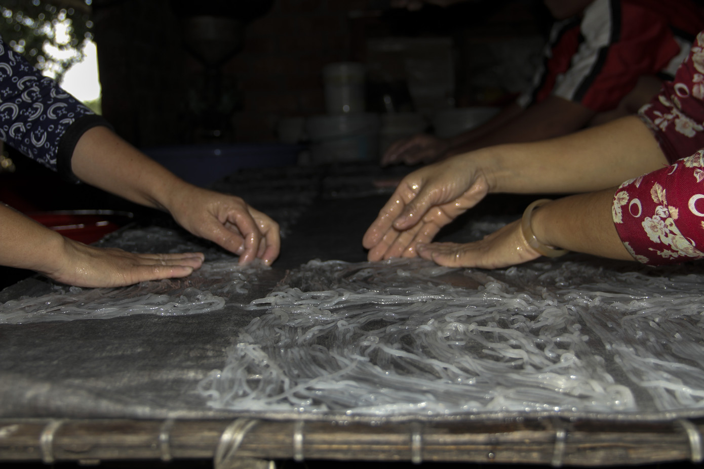 Làng bún - bánh An Thái hối hả vụ Tết ảnh 4