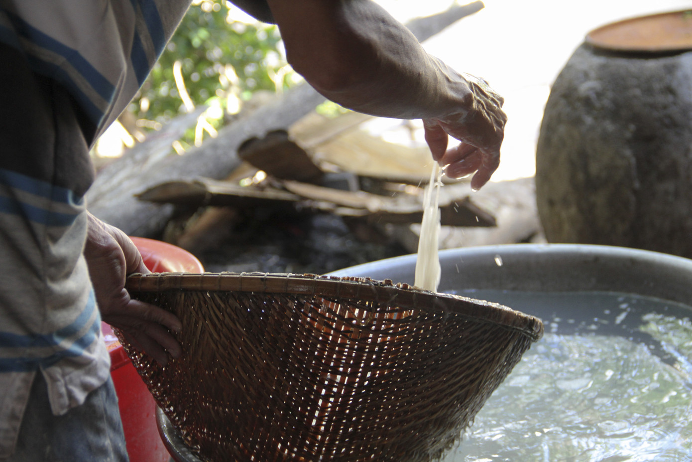 Làng bún - bánh An Thái hối hả vụ Tết ảnh 7