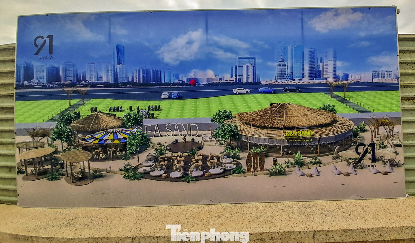 Công trình khu dịch vụ xây trái phép trên biển Quy Nhơn ảnh 1