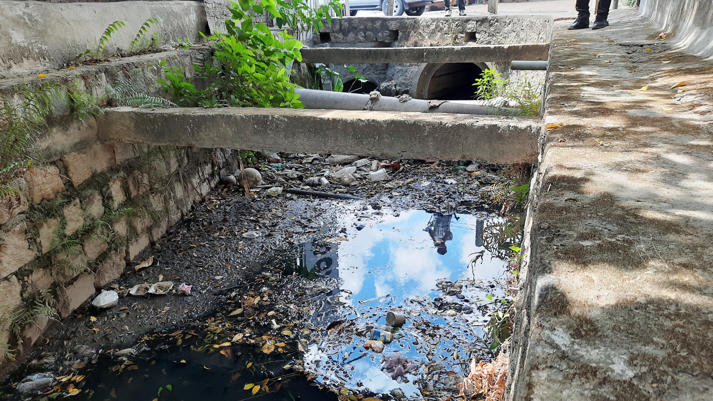 Khu dân cư ở Bình Định khốn đốn vì nước thải ô nhiễm ảnh 2