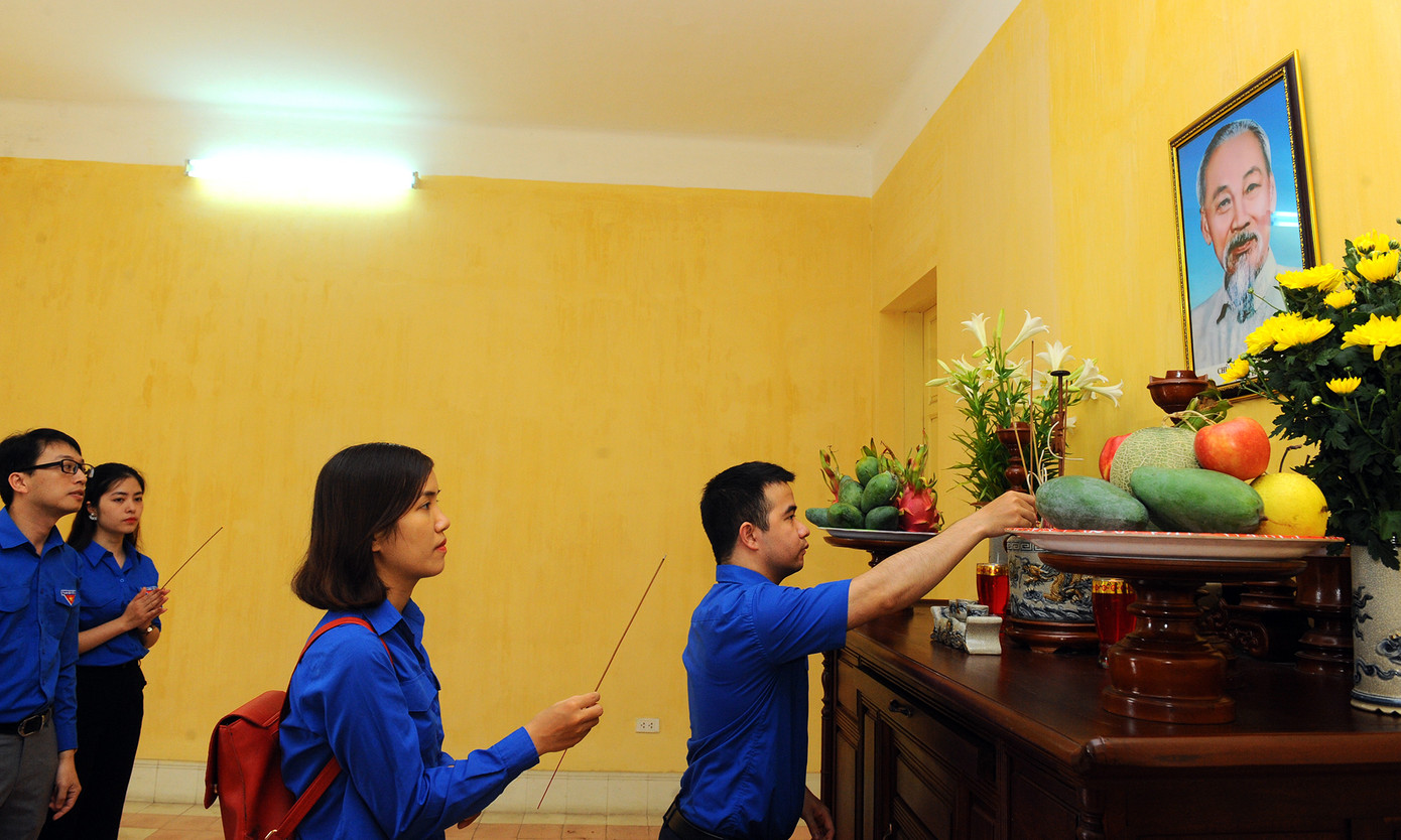 Tuổi trẻ T.Ư Đoàn thăm nơi Chủ tịch Hồ Chí Minh viết Tuyên ngôn Độc lập ảnh 4