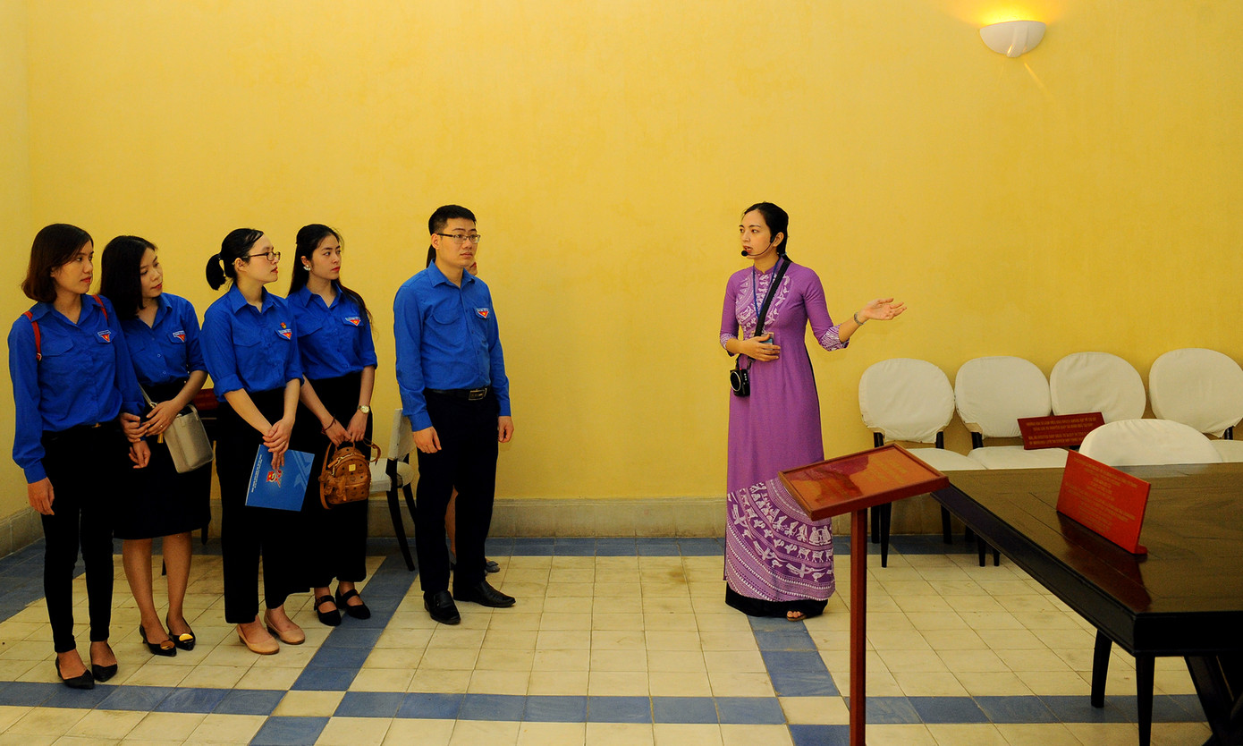 Tuổi trẻ T.Ư Đoàn thăm nơi Chủ tịch Hồ Chí Minh viết Tuyên ngôn Độc lập ảnh 1