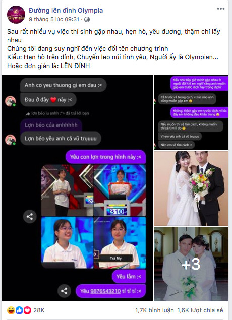 Những cặp đôi nên duyên từ chương trình 'Đường lên đỉnh Olympia' ảnh 6