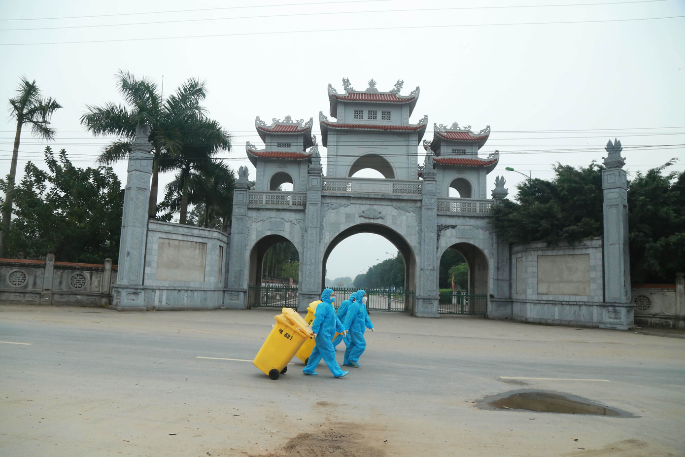 Hạ Lôi xịt khử trùng từng mớ rau, con gà ngày cách ly ảnh 18