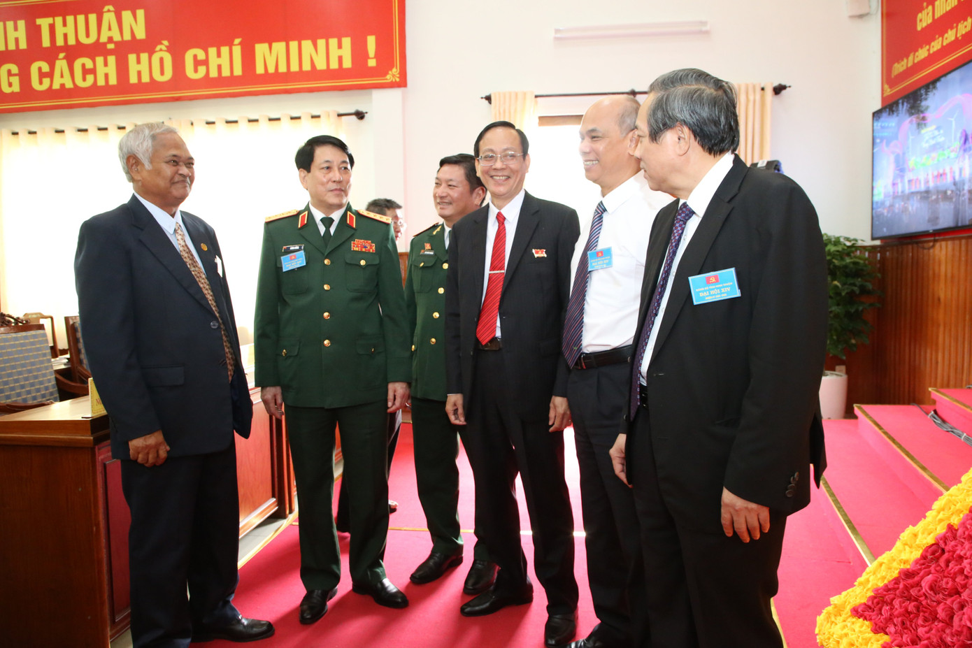 Đại tướng Lương Cường dự Đại hội Đảng bộ tỉnh Ninh Thuận ảnh 3