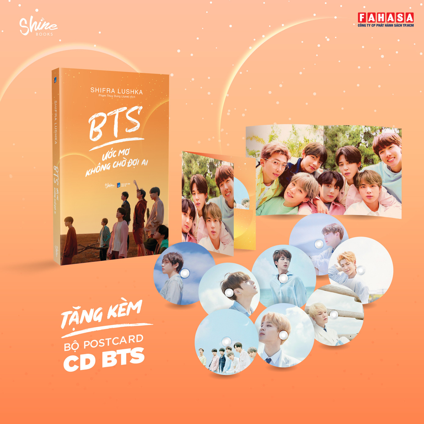BTS Ước Mơ Không Chờ Đợi Ai - Sách tặng kèm Bộ postcard CD BTS BTS Ước Mơ Không Chờ Đợi Ai ảnh 1