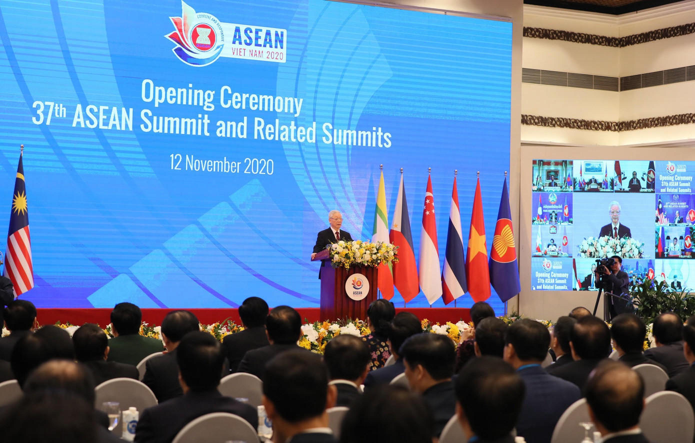 Tổng Bí thư, Chủ tịch nước Nguyễn Phú Trọng dự khai mạc Hội nghị cấp cao ASEAN 37 ảnh 3