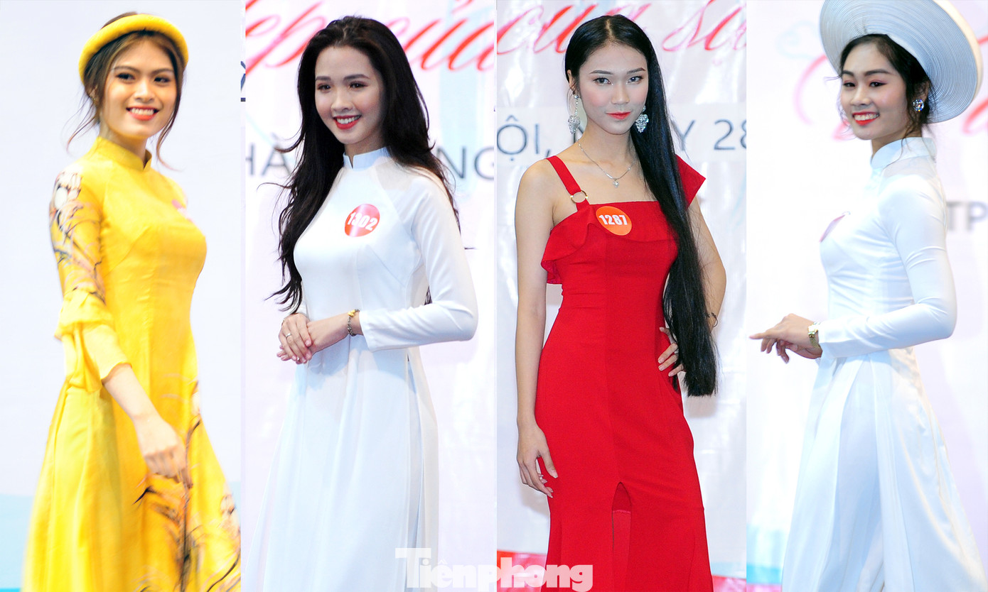 Rộn ràng nữ sinh Hà thành ứng thí Hoa khôi Sinh viên Việt Nam 2020 ảnh 7