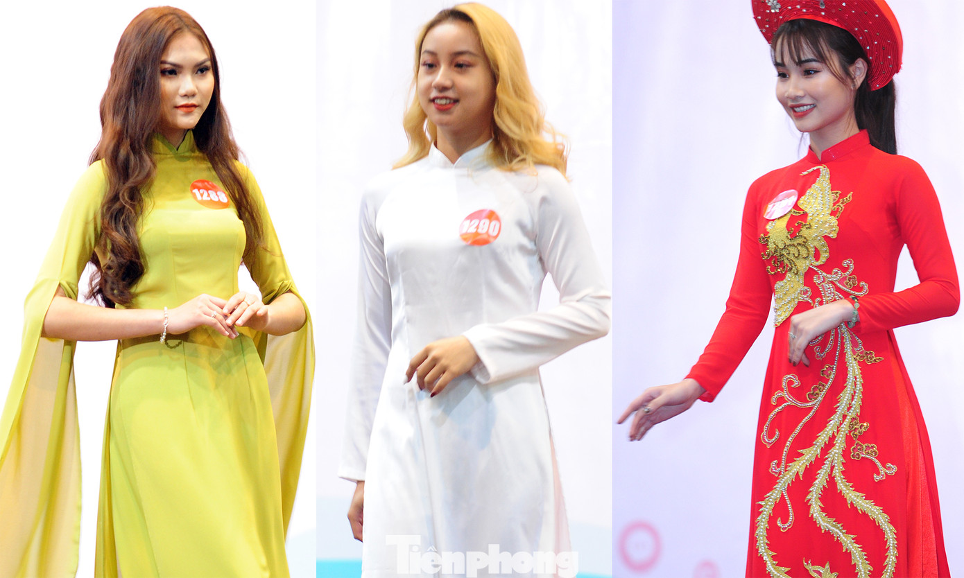 Rộn ràng nữ sinh Hà thành ứng thí Hoa khôi Sinh viên Việt Nam 2020 ảnh 6