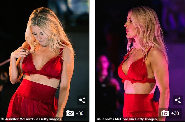 Nữ ca sĩ ‘50 sắc thái’ bị dân mạng ‘ném đá’ vì mặc nguyên set đỏ như nội y đi diễn ảnh 9