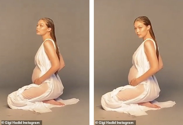 Bà bầu Gigi Hadid tung bộ ảnh xuyên thấu gợi cảm hút triệu lượt ‘thả tim’ ảnh 9