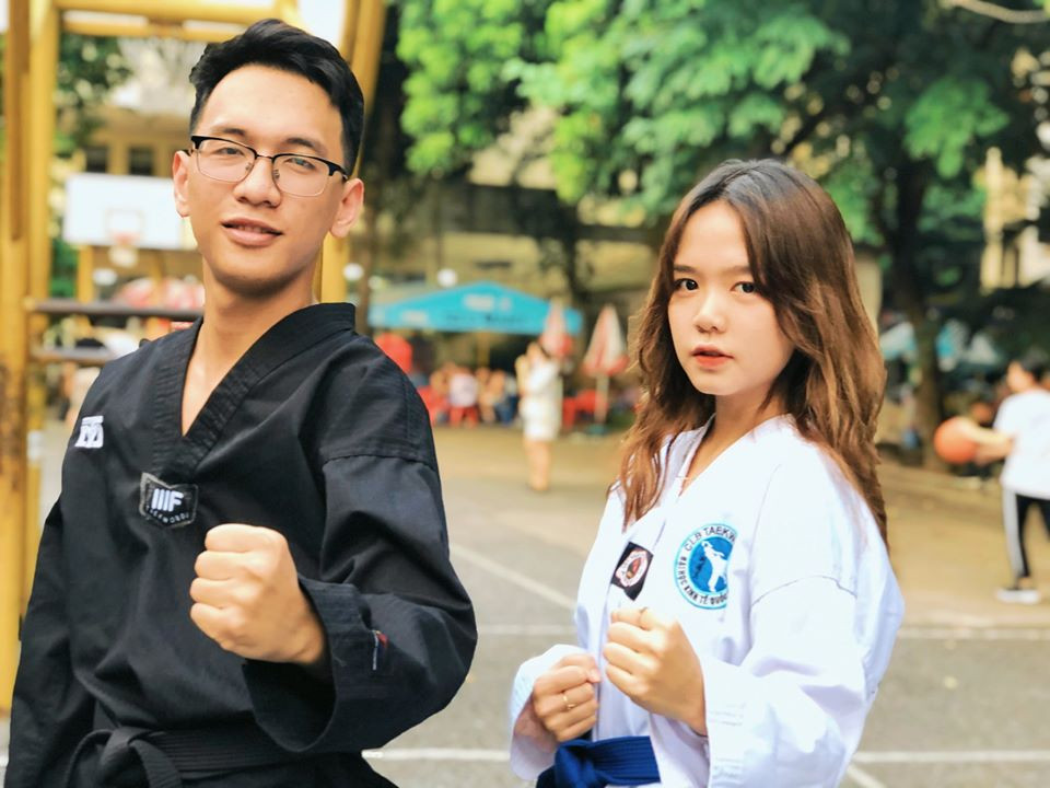 Dàn bóng hồng vừa xinh vừa giỏi Taekwondo của trường đại học Kinh tế quốc dân ảnh 7
