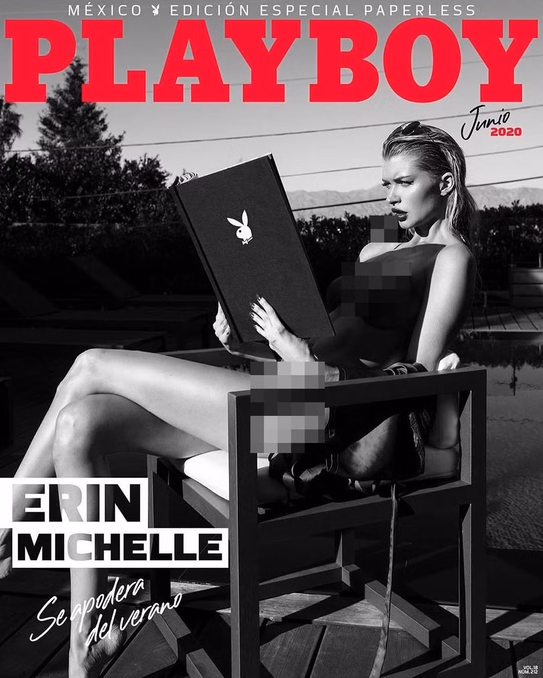 Người mẫu Erin Michelle Cummins hở bạo 'nhức mắt' trên Playboy ảnh 1
